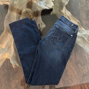 7 For All Mankind jeans, size 27, straight leg